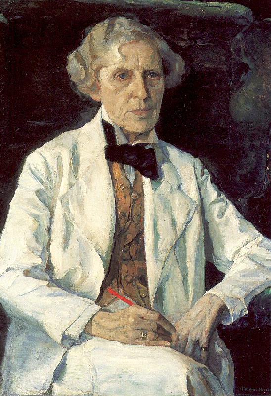 Nesterov, Mikhail Portrait of Elizaveta Kruglikova France oil painting art